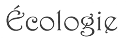 ÉCOLOGIE trademark