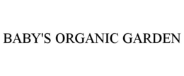 BABY'S ORGANIC GARDEN trademark