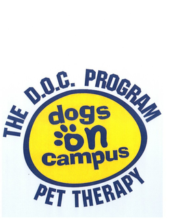 THE D.O.C. PROGRAM PET THERAPY DOGS ON CAMPUS trademark