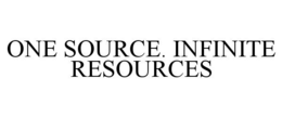 ONE SOURCE. INFINITE RESOURCES trademark