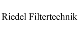 RIEDEL FILTERTECHNIK trademark