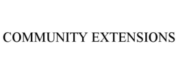 COMMUNITY EXTENSIONS trademark