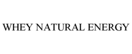WHEY NATURAL ENERGY trademark