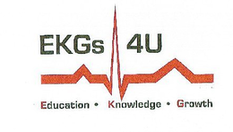 EKGS 4U EDUCATION KNOWLEDGE GROWTH trademark