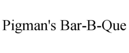 PIGMAN'S BAR-B-QUE trademark