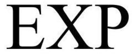 EXP trademark