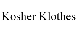 KOSHER KLOTHES trademark