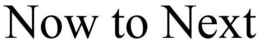 NOW TO NEXT trademark