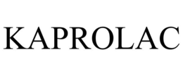 KAPROLAC trademark