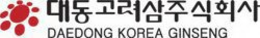 DAEDONG KOREA GINSENG trademark