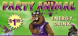 PARTY ANIMAL $199 ENERGY DRINK trademark