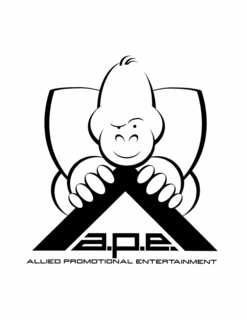 A.P.E. ALLIED PROMOTION ENTERTAINMENT trademark