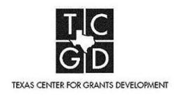 TEXAS CENTER FOR GRANTS DEVELOPMENT trademark