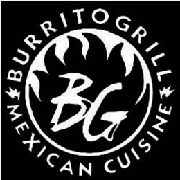 BG BURRITOGRILL MEXICAN CUISINE trademark