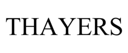 THAYERS trademark