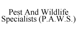 PEST AND WILDLIFE SPECIALISTS (P.A.W.S.) trademark