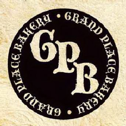 GPM · GRAND PLACE BAKERY · GRAND PLACE BAKERY trademark