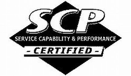 SCP SERVICE CAPABILITY & PERFORMANCE - CERTIFIED - trademark