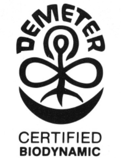 DEMETER CERTIFIED BIODYNAMIC trademark