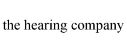 THE HEARING COMPANY trademark