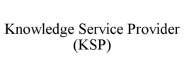 KNOWLEDGE SERVICE PROVIDER (KSP) trademark
