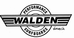 WALDEN PERFORMANCE SURFBOARDS VENTURA CA trademark