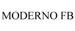 MODERNO FB trademark