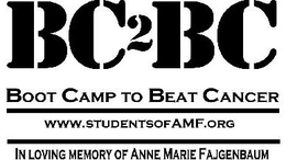 BC2BC BOOT CAMP TO BEAT CANCER WWW.STUDENTSOFAMF.ORG IN LOVING MEMORY OF ANNE MARIE FAJGENBAUM trademark