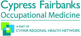 CYPRESS FAIRBANKS OCCUPATIONAL MEDICINEA PART OF CY-FAIR REGIONAL HEALTH NETWORK trademark