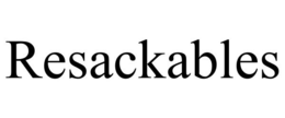 RESACKABLES trademark