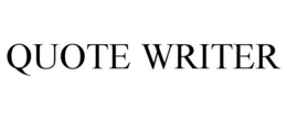 QUOTE WRITER trademark