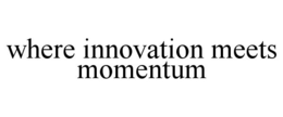 WHERE INNOVATION MEETS MOMENTUM trademark