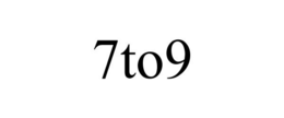 7TO9 trademark