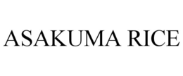 ASAKUMA RICE trademark