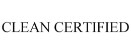 CLEAN CERTIFIED trademark