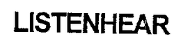 LISTENHEAR trademark
