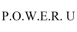 P.O.W.E.R. U trademark
