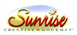 SUNRISE CREATIVE GOURMET trademark