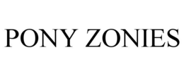 PONY ZONIES trademark