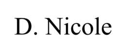 D. NICOLE trademark