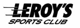 LEROY'S SPORTS CLUB trademark