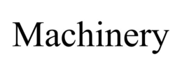 MACHINERY trademark