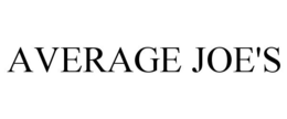 AVERAGE JOE'S trademark