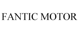 FANTIC MOTOR trademark