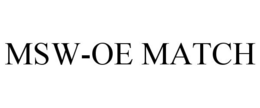 MSW-OE MATCH trademark