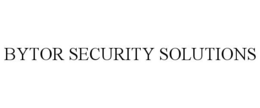BYTOR SECURITY SOLUTIONS trademark
