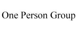 ONE PERSON GROUP trademark