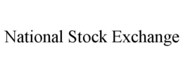 NATIONAL STOCK EXCHANGE trademark