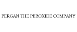 PERGAN THE PEROXIDE COMPANY trademark
