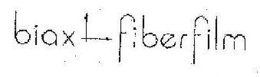BIAX FIBERFILM trademark